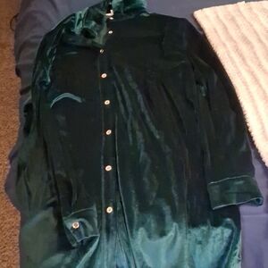 LA MIEL Emerald Velvet (Mini) Dress